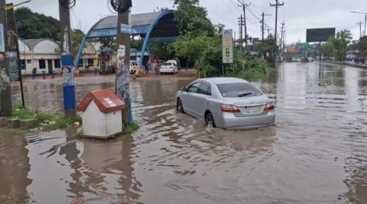 ময়মনসিংহে তিন ঘণ্টায় ৪০ মিলিমিটার বৃষ্টিপাত